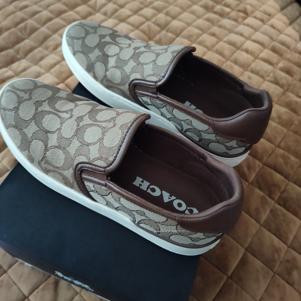 Coach Women's Slip-On Shoes - Brown